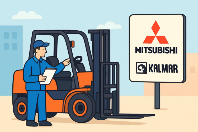 Mitsubishi- ja Kalmar-trukkien huoltoverkostot